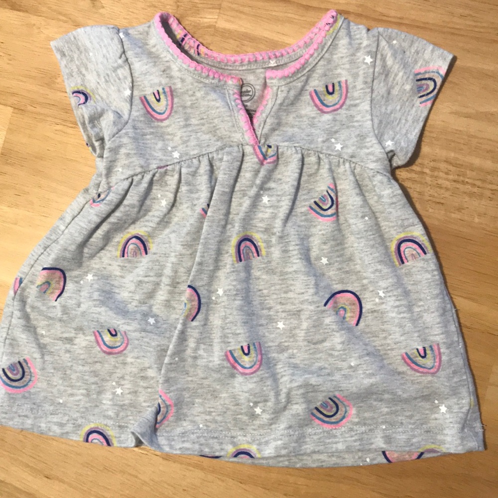 2 piece gray dress with matching bloomers